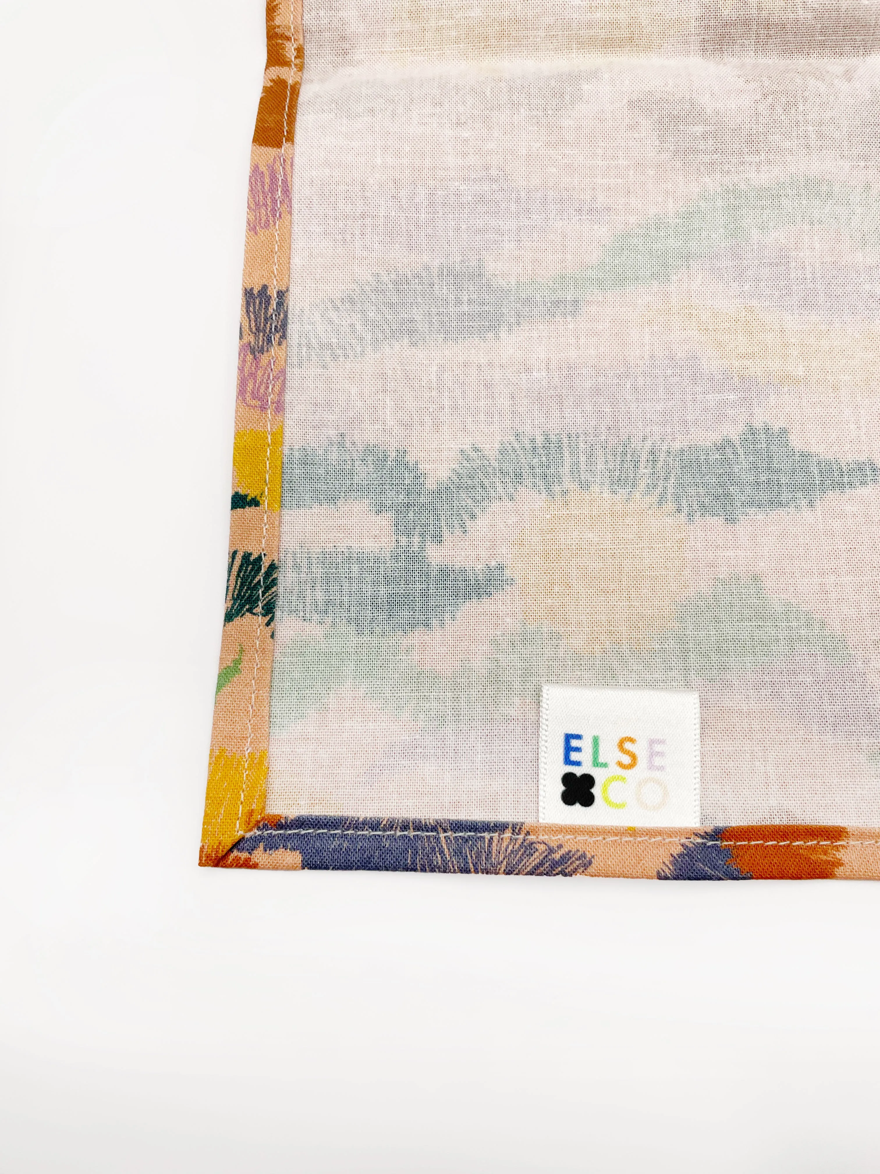 Abstract Earth Tone Pocket Square  Sonoran Desert Hills Pocket Square