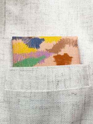 Abstract Earth Tone Pocket Square  Sonoran Desert Hills Pocket Square
