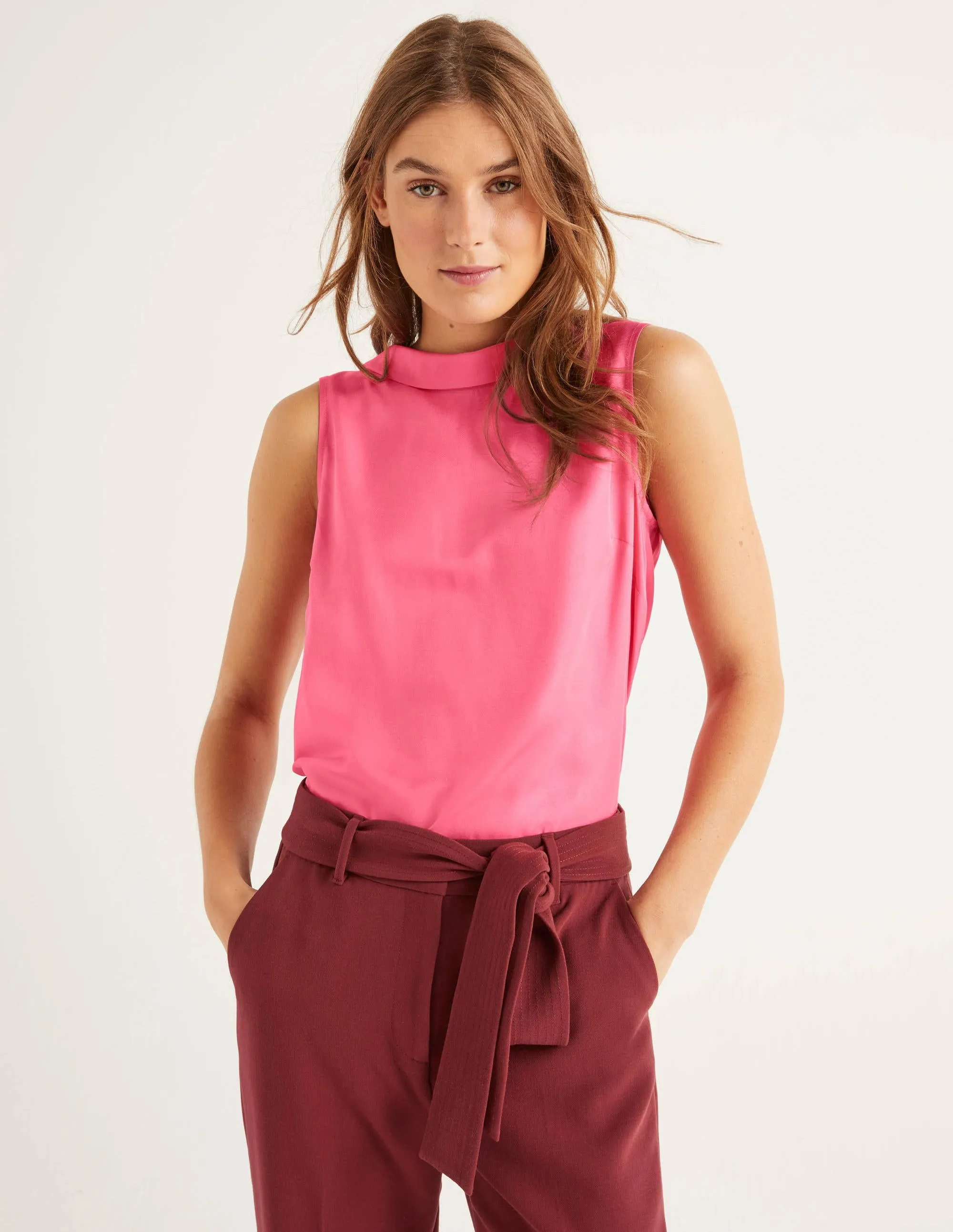 Adriana Top-Bright Camellia