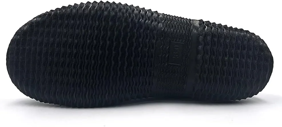 Amoji Men Short Rain Boots Rubber Fishing Deck Boots KL1000