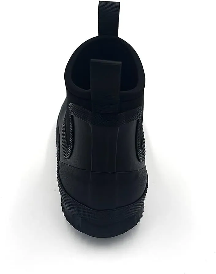 Amoji Men Short Rain Boots Rubber Fishing Deck Boots KL1000