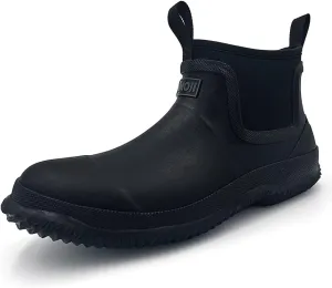Amoji Men Short Rain Boots Rubber Fishing Deck Boots KL1000