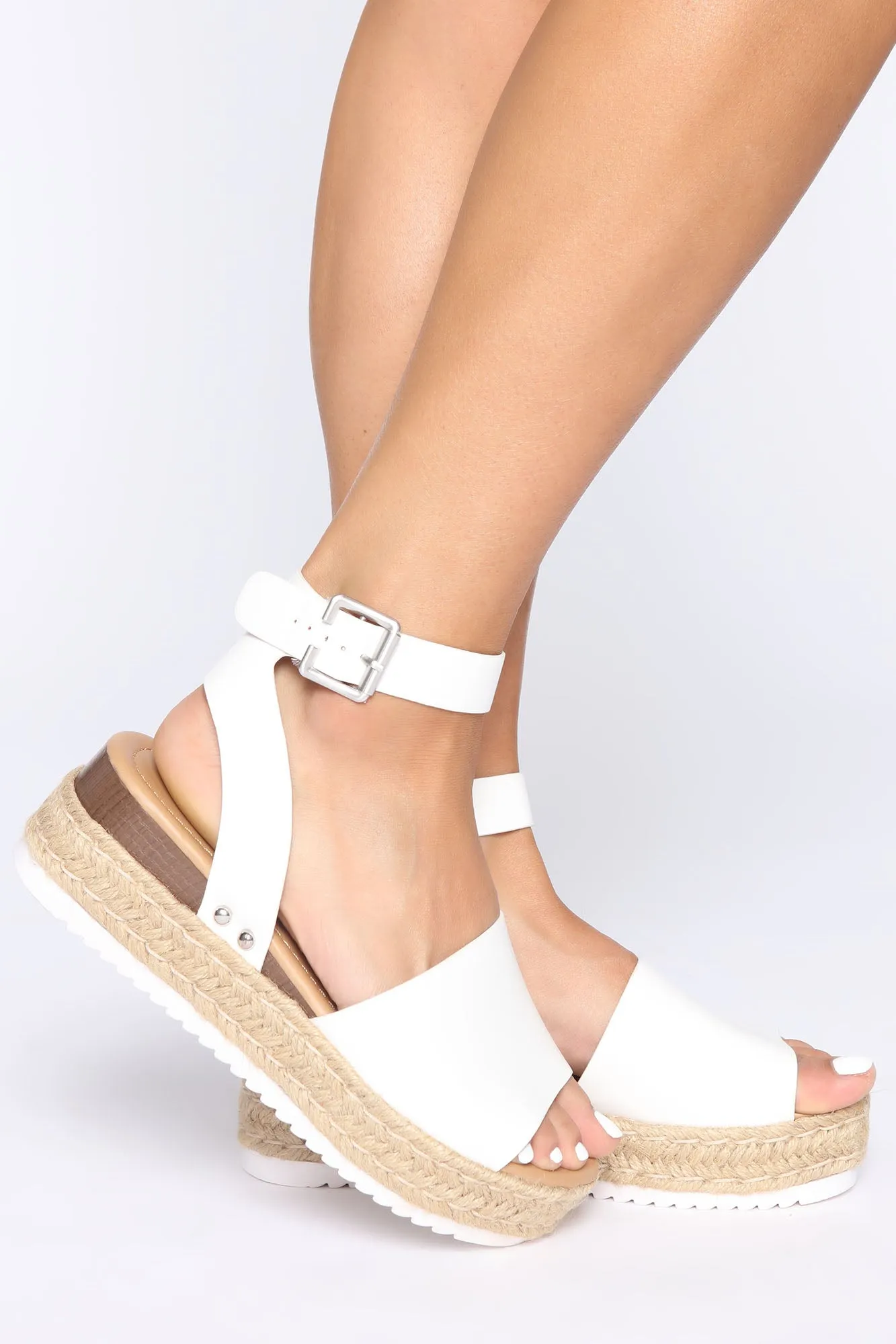 Analia Wedges - White