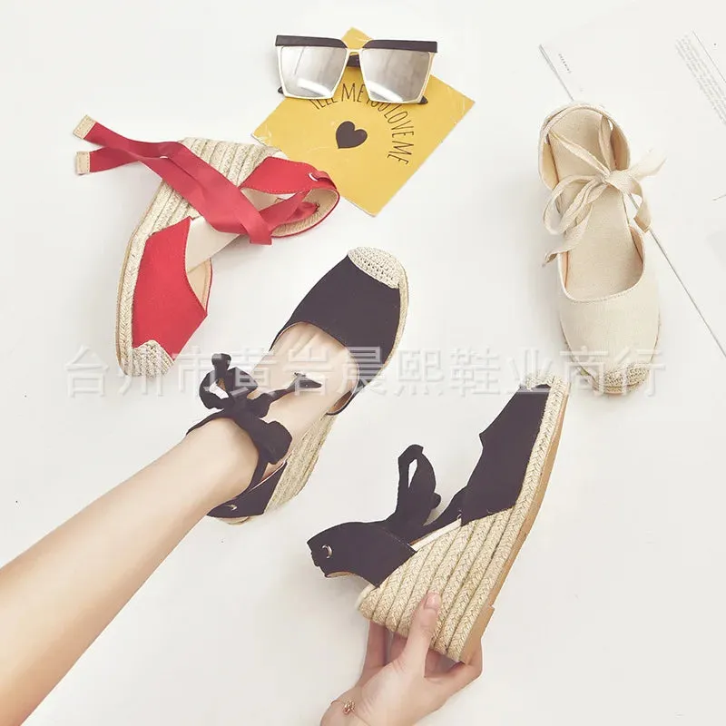 Ankle Strap Wedge Sandals
