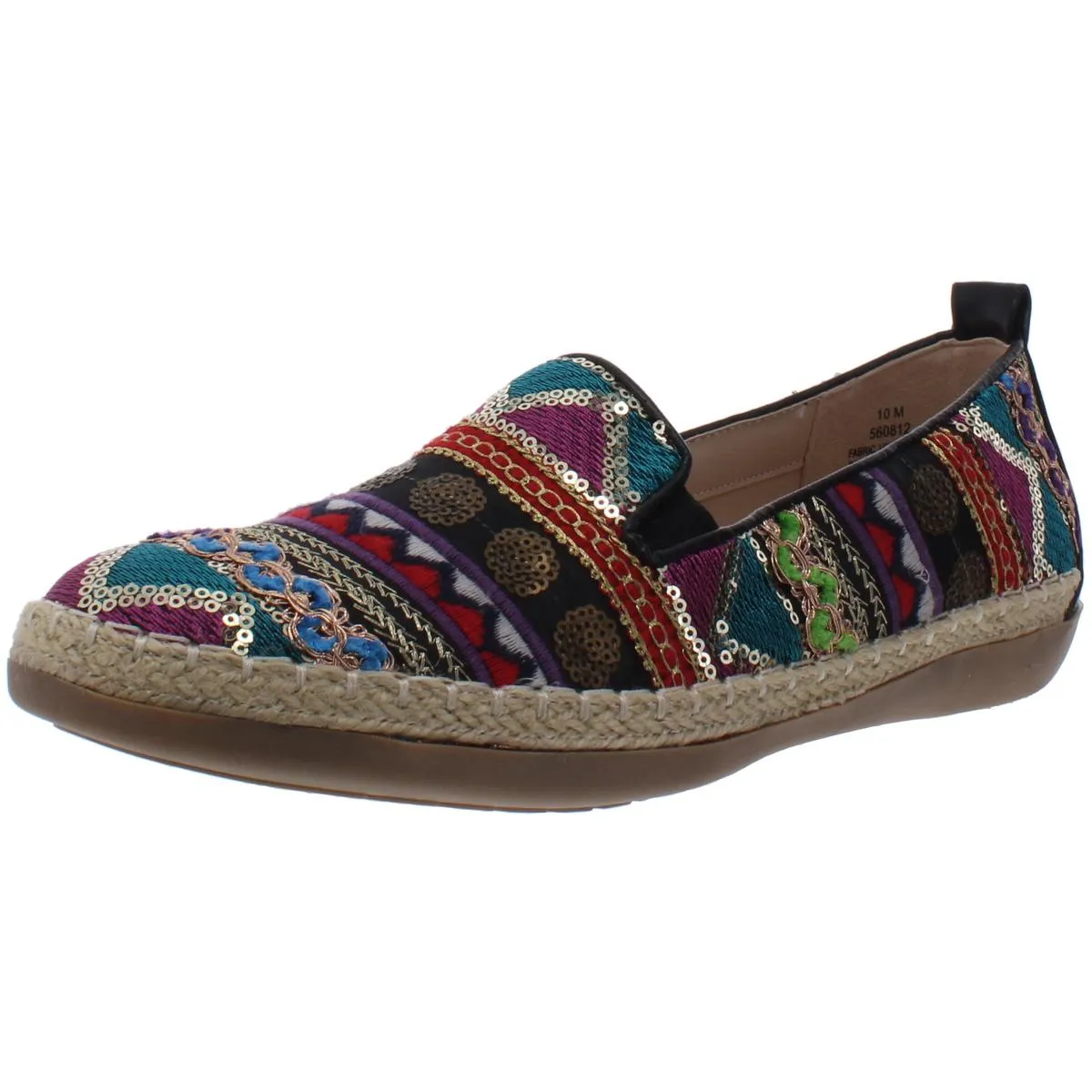 Beacon Womens Terri Faux Leather Slip On Loafers