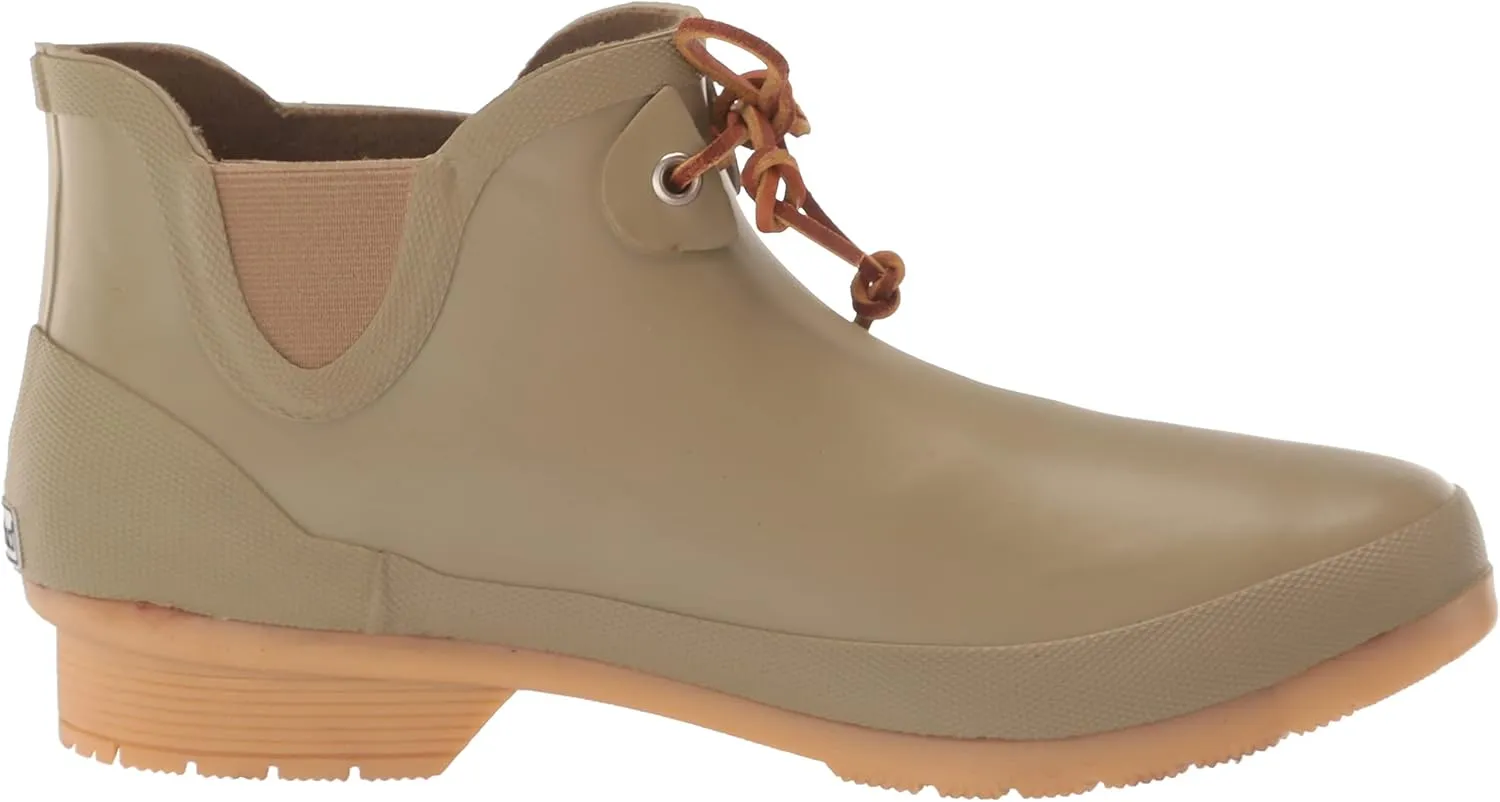 Chooka Women's Classic Tie Waterproof Bootie Rain Boot