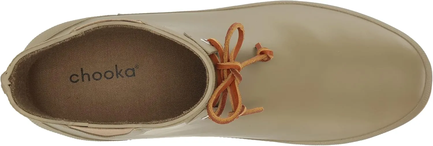 Chooka Women's Classic Tie Waterproof Bootie Rain Boot