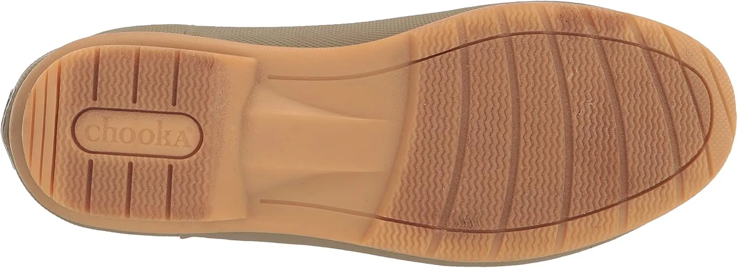 Chooka Women's Classic Tie Waterproof Bootie Rain Boot