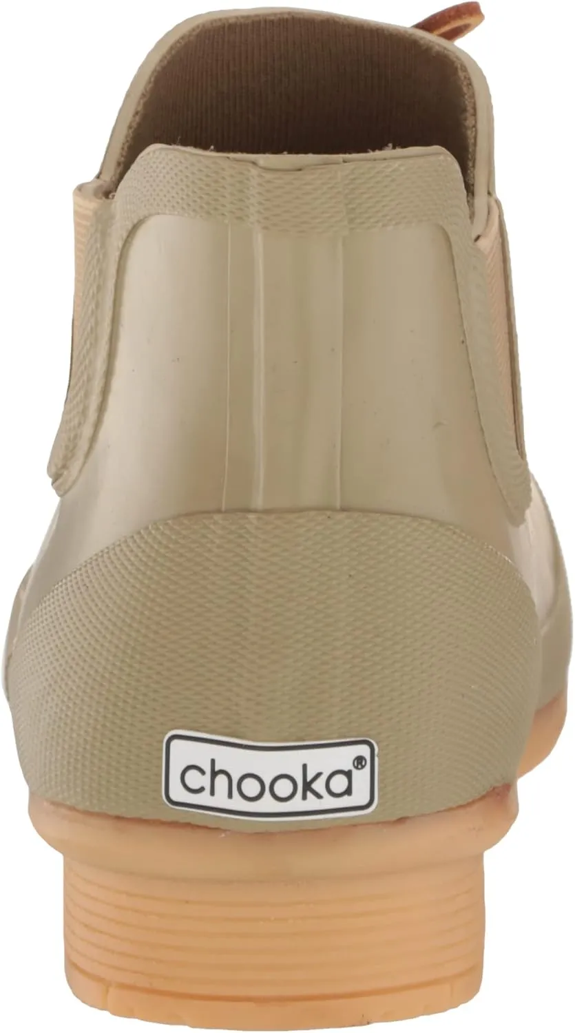 Chooka Women's Classic Tie Waterproof Bootie Rain Boot