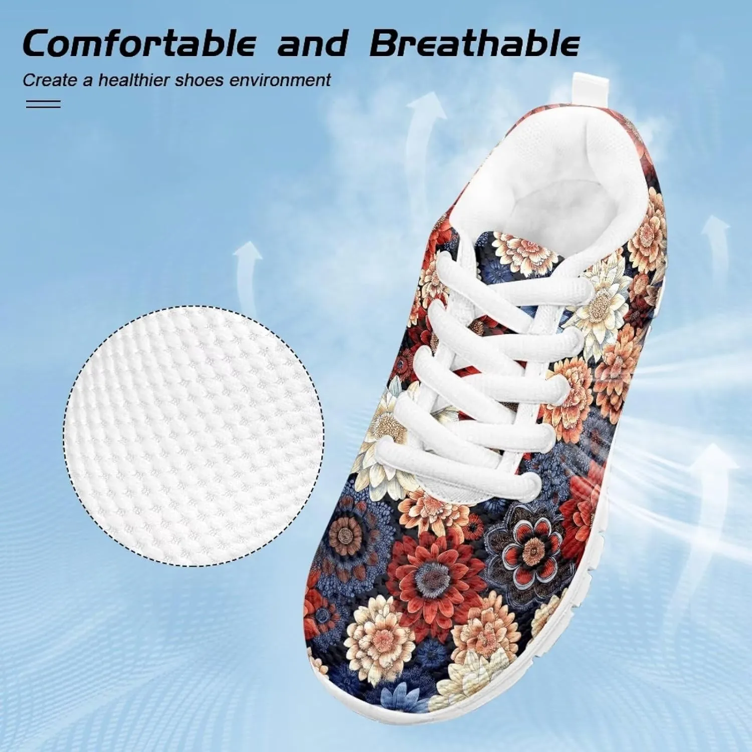 Cumagical Kids Athletic Shoes with Breathable Design for All Day Comfort