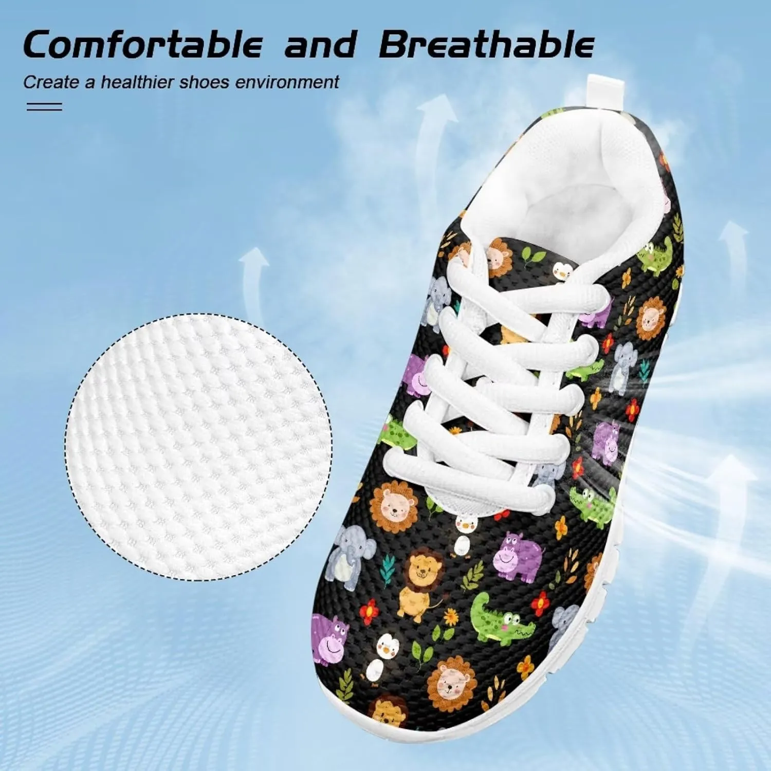 Cumagical Kids Athletic Shoes with Breathable Design for All Day Comfort