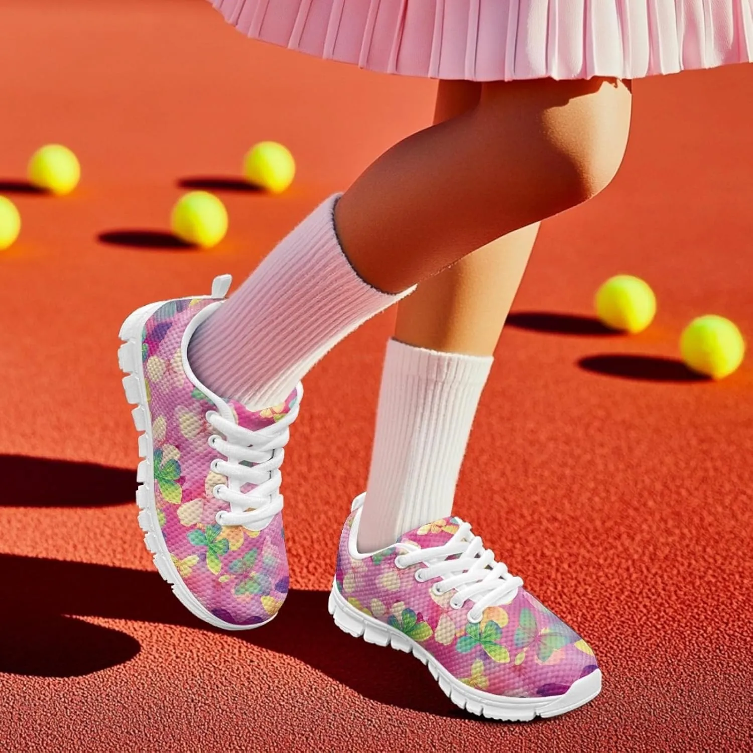Cumagical Kids Running Shoes Boys Girls Lightweight Breathable Sneakers Non-Slip Sole Athletic Shoes
