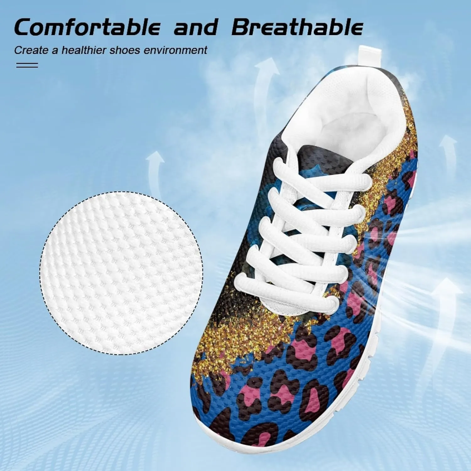 Cumagical Kids Running Shoes Boys Girls Lightweight Breathable Sneakers Non-Slip Sole Athletic Shoes
