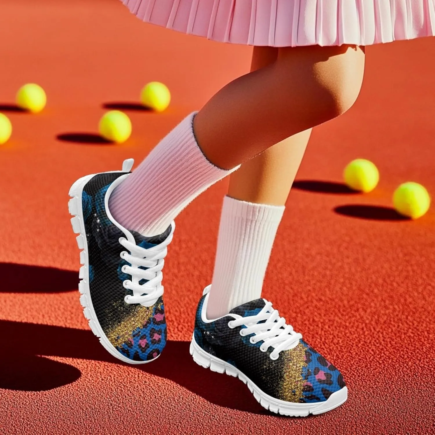Cumagical Kids Running Shoes Boys Girls Lightweight Breathable Sneakers Non-Slip Sole Athletic Shoes