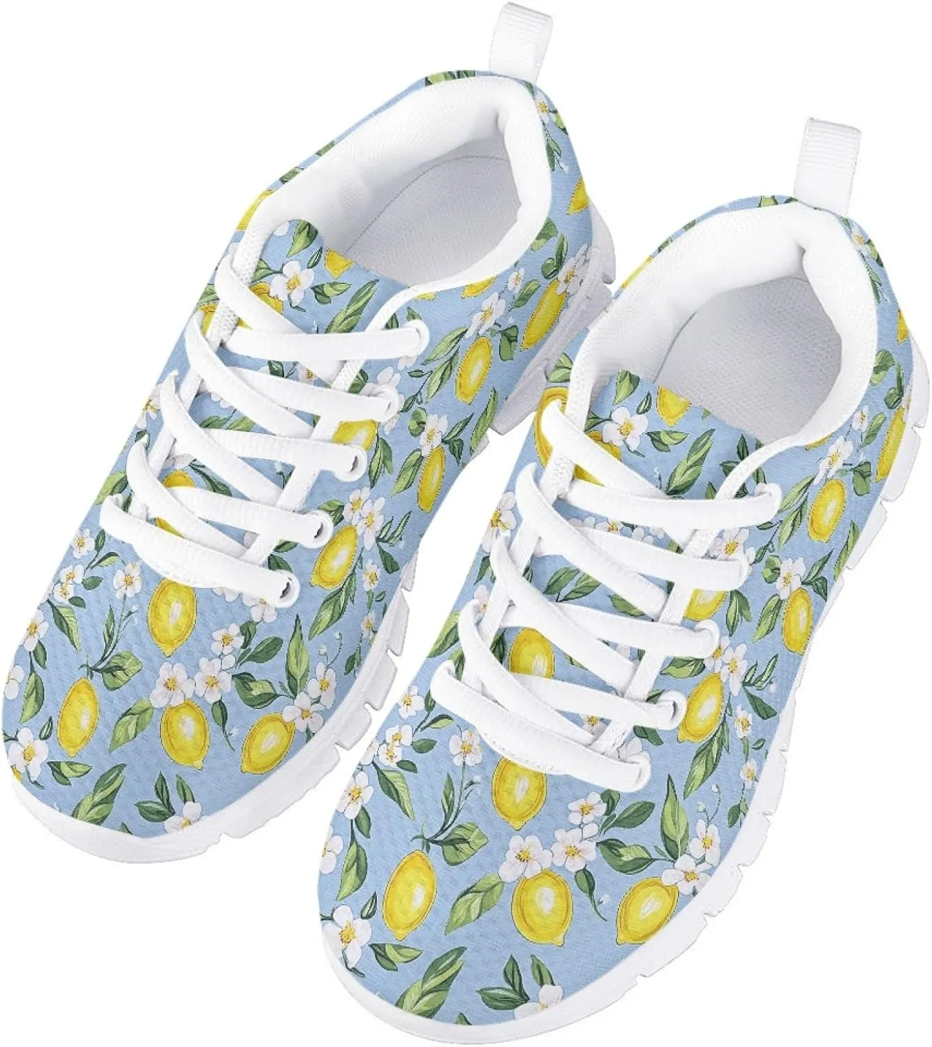 Cumagical Kids Sneakers Adjustable Lace up Breathable Running Shoes for School Sports Outdoor Play
