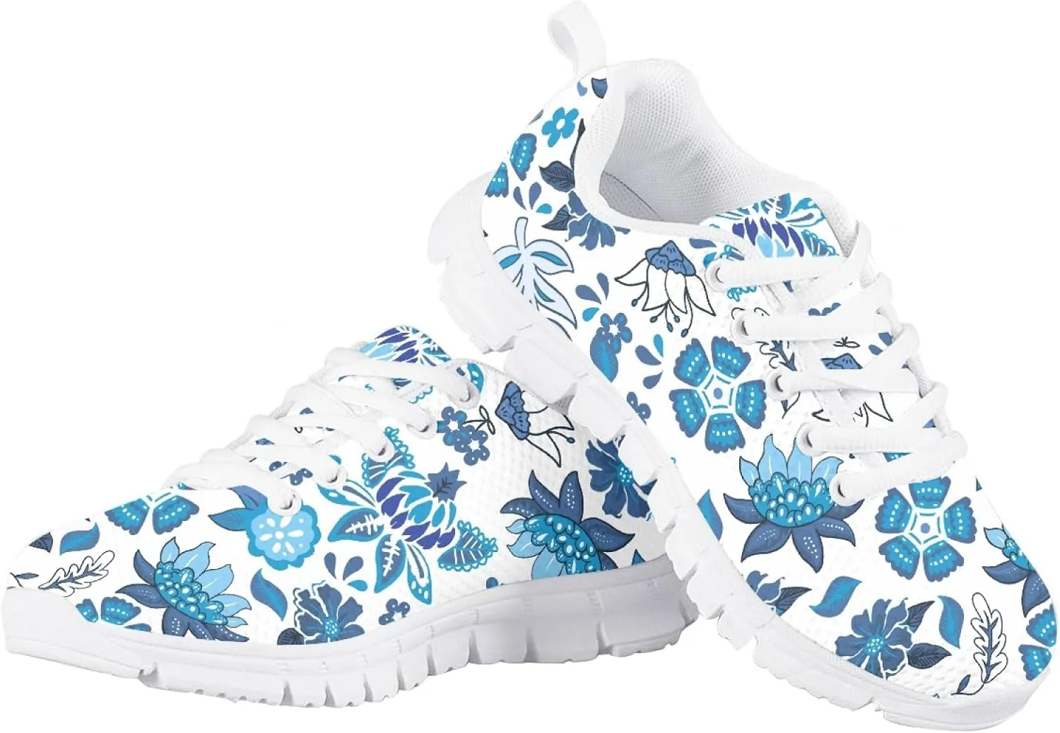 Cumagical Kids Sneakers Adjustable Lace up Breathable Running Shoes for School Sports Outdoor Play