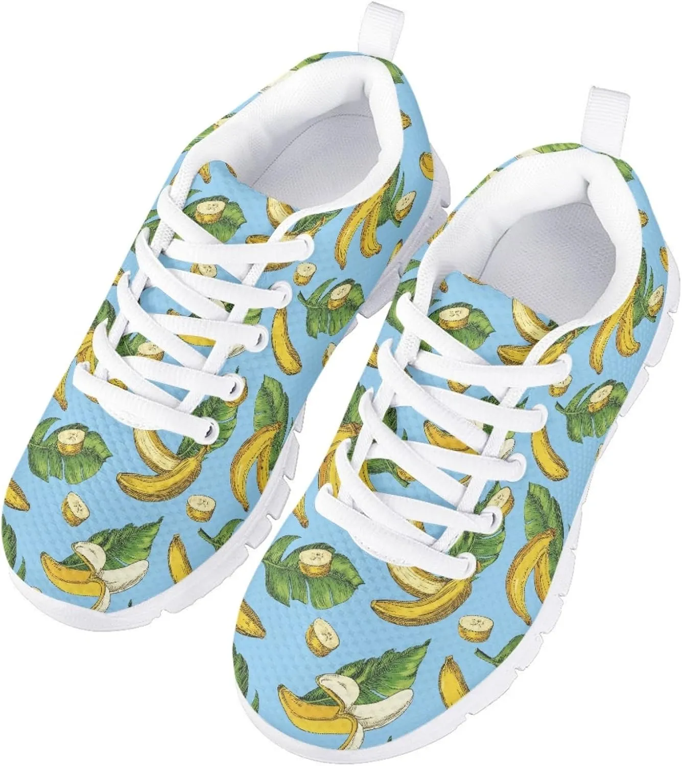 Cumagical Kids Sneakers Adjustable Lace up Breathable Running Shoes for School Sports Outdoor Play