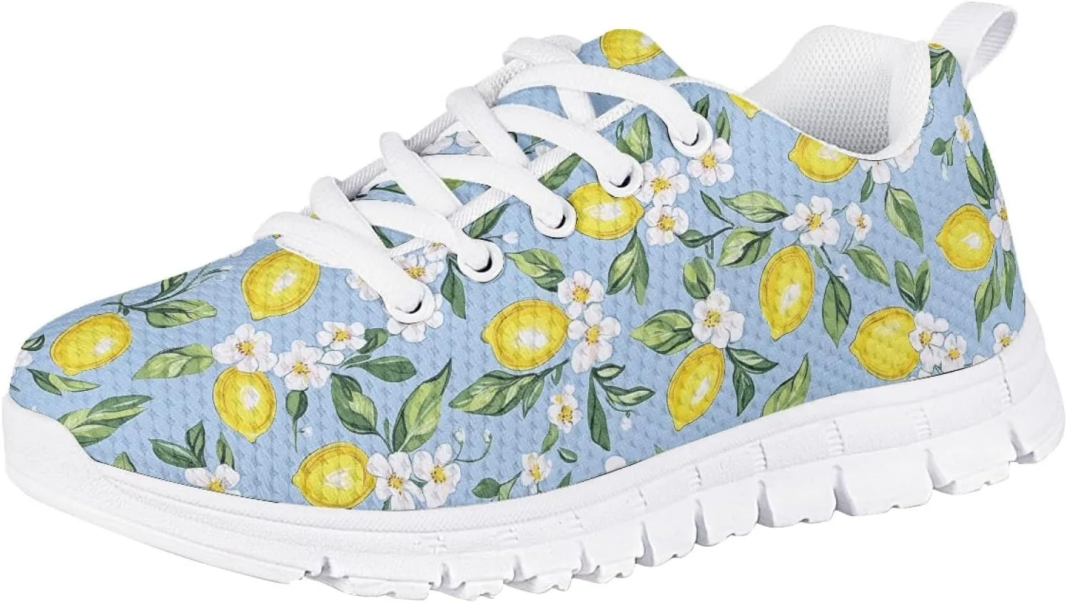 Cumagical Kids Sneakers Adjustable Lace up Breathable Running Shoes for School Sports Outdoor Play