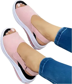 Eduavar Sandals Women Dressy Summer, Womens Sandals Fashion Sport Open Toe Sandals Shoes Casaul Wedge Platforms Sandals
