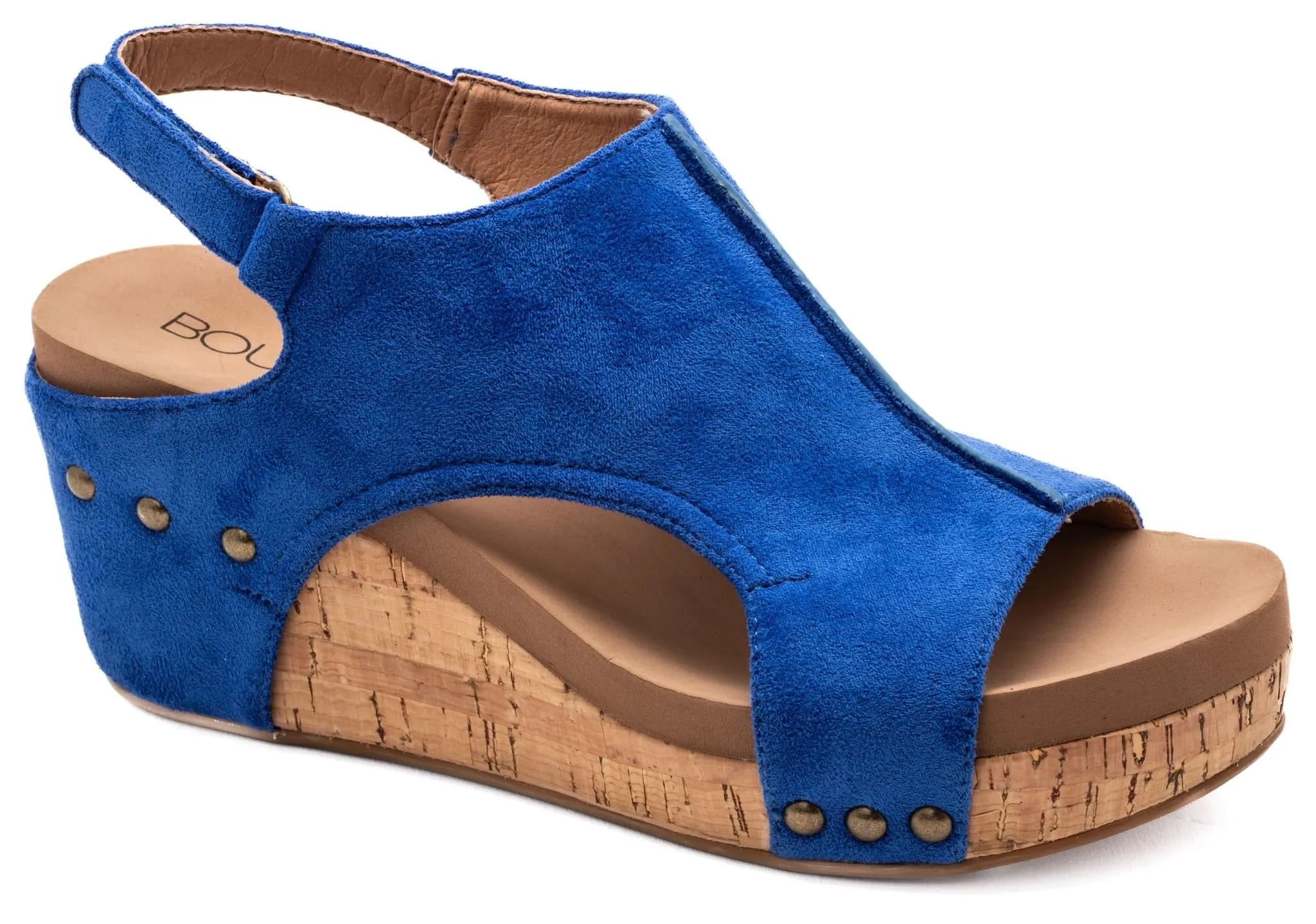 Electric Blue Wedges