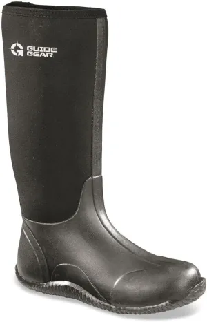 Guide Gear Women's High Bogger Waterproof Rubber Hunting Work Rain Boots 14, 5mm Neoprene Top
