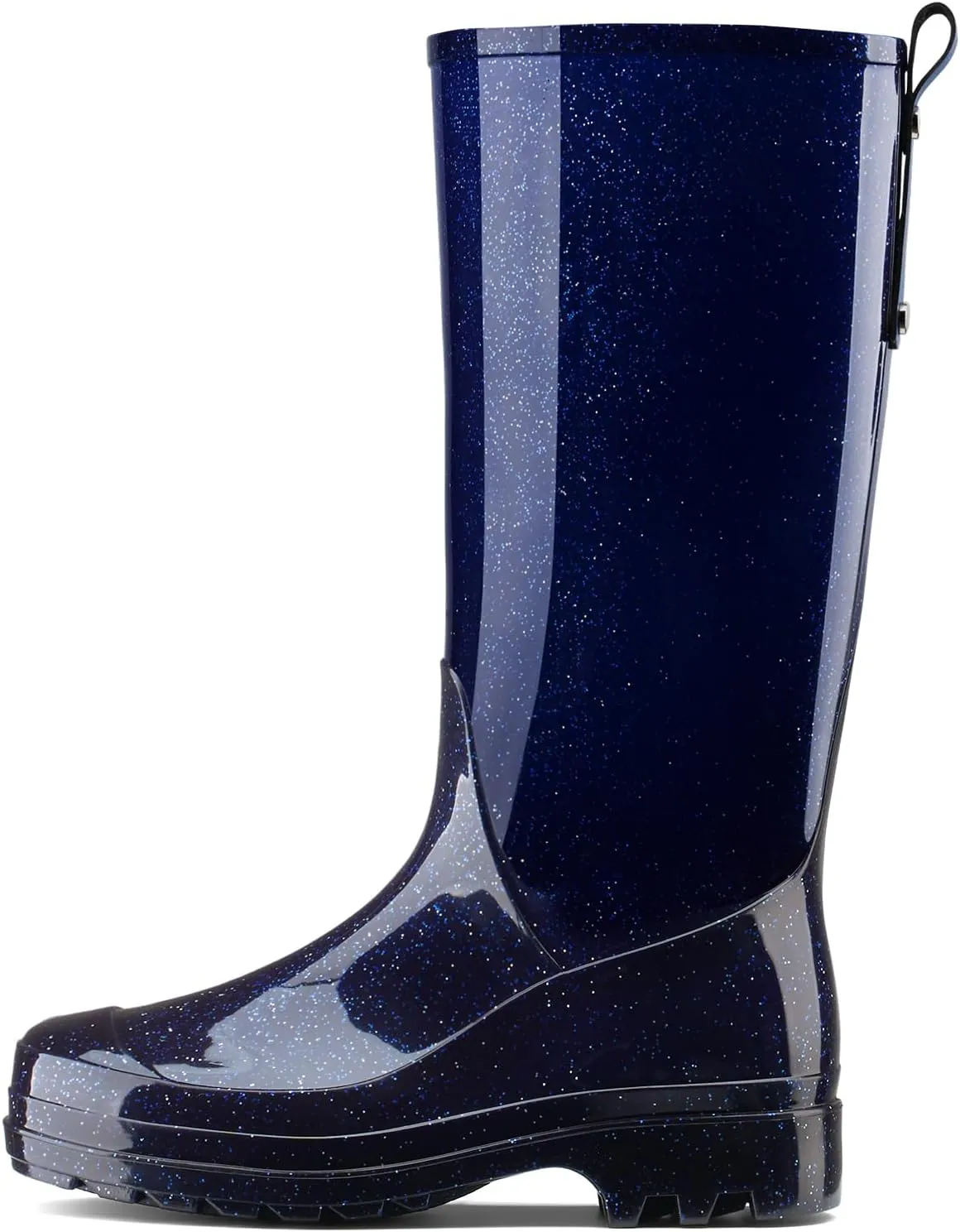HISEA Rain Boots for Women Waterproof Garden Boots, Knee High Rain Shoes, Non Slip Seamless Welly