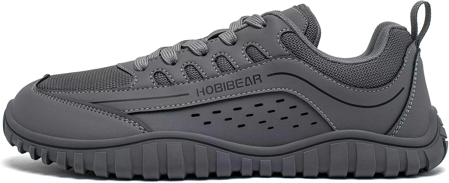 HOBIBEAR Zero Drop Barefoot Shoes|Trail Running Sneakers for Women Men|Wide Toe Box Fashion Walking Shoes