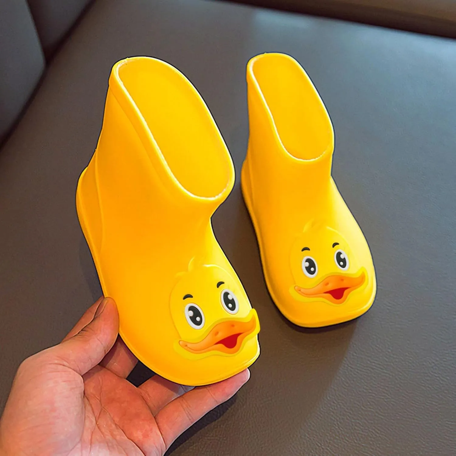IWIHMIV Rain Boots for Boys Non-slip Waterproof Rain Boots Cartoon Rubber Rain Boots for Girls Lightweight Baby Rain Boots