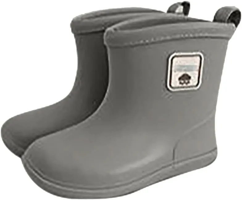 IWIHMIV Toddler Waterproof Shoes Infant Rain Boots Rain Boots Girls Kids Rain Boots for Boys Girls Waterproof Toddler Rain Boots