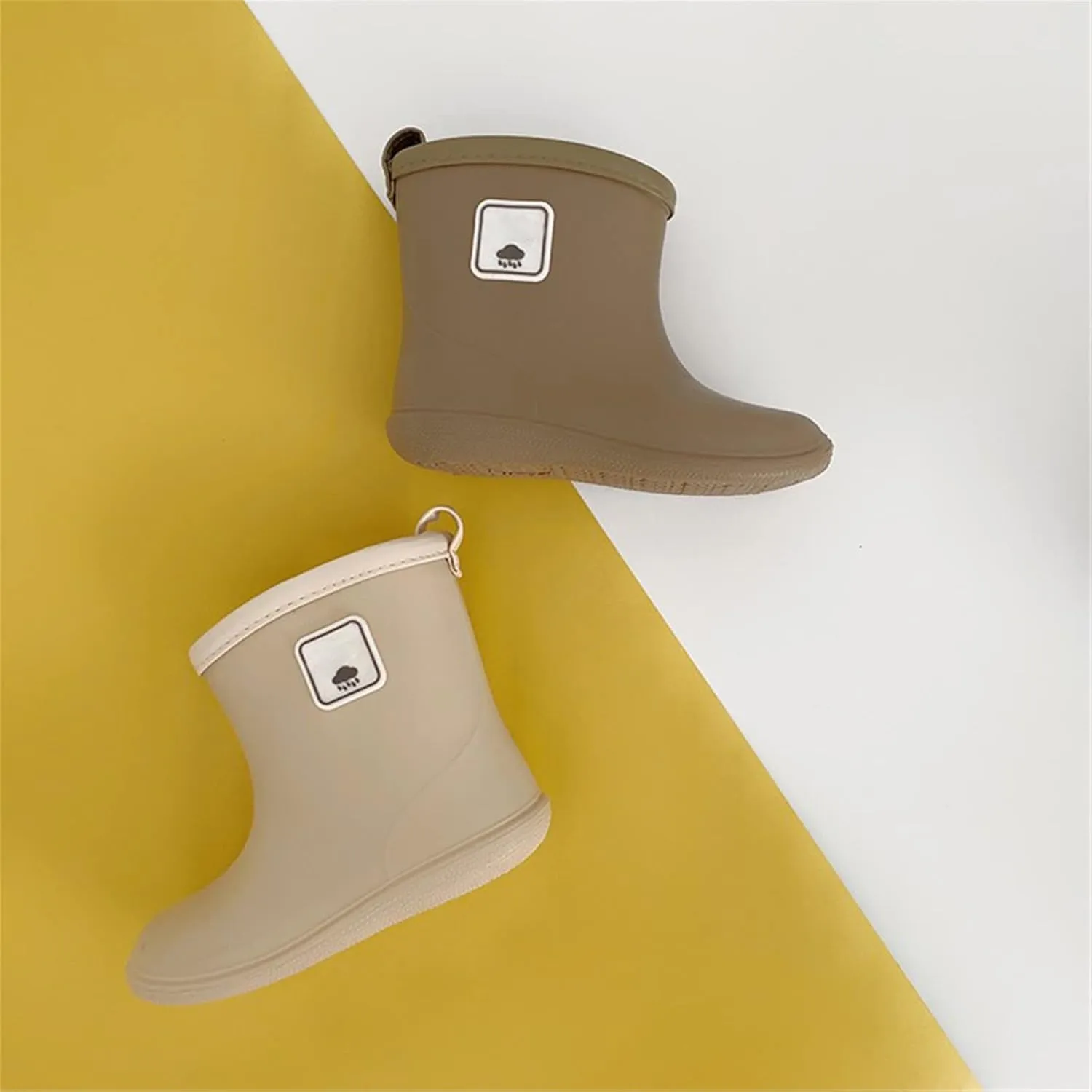 IWIHMIV Toddler Waterproof Shoes Infant Rain Boots Rain Boots Girls Kids Rain Boots for Boys Girls Waterproof Toddler Rain Boots