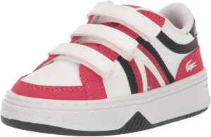 Lacoste Kid's L001 Sneaker, DK GRN/WHT, 6