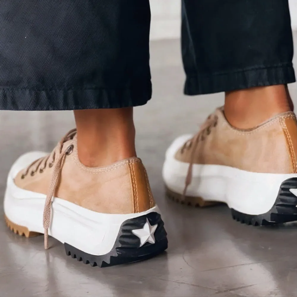 MARLEY | Leather Platform Sneakers