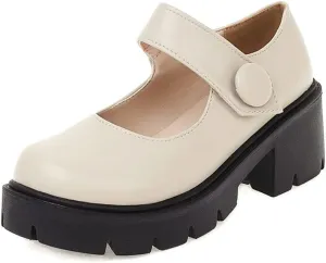 Mary Jane Platform Shoes for Women Wedges Lolita Shoes School Shoes