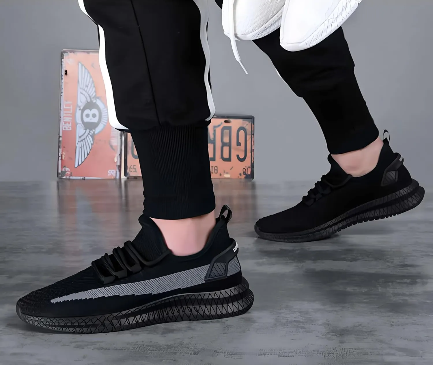 Mens Running Shoes Sneakers Lightweight Breathable Athletic Walking Casual Fashion Comfortable Footwear for Men Jogging Gym Outdoor Activities