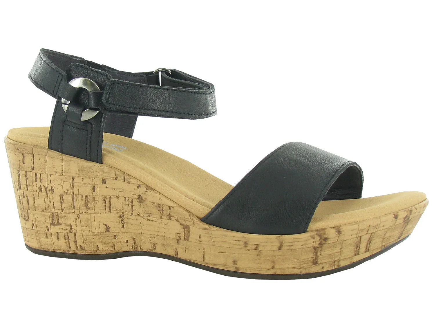 Naot Womens Pier Soft Black Leather