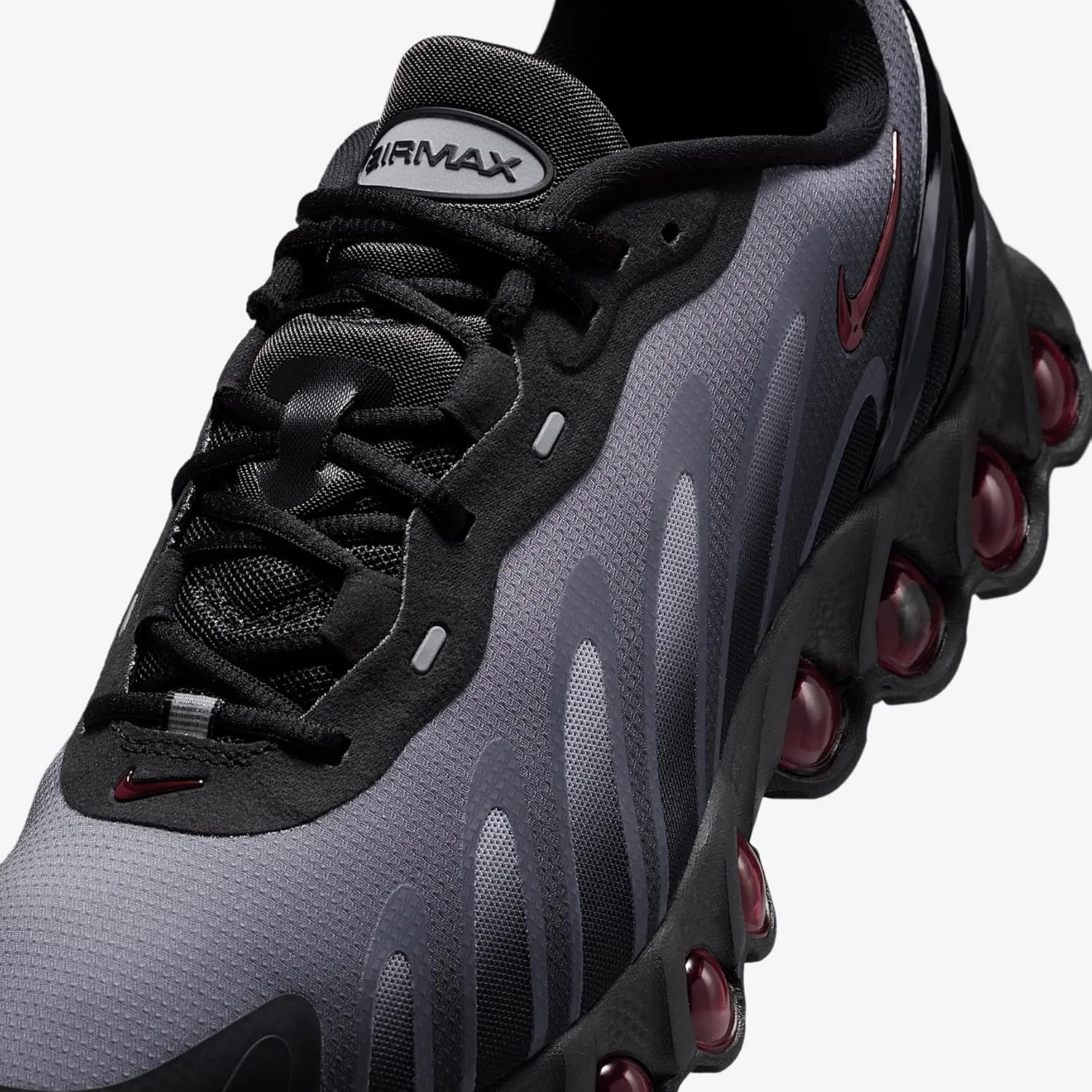 Nike Air Max Dn8 Men's Shoes (FQ7860-011, Black/Anthracite/Pure Platinum/Gym Red)