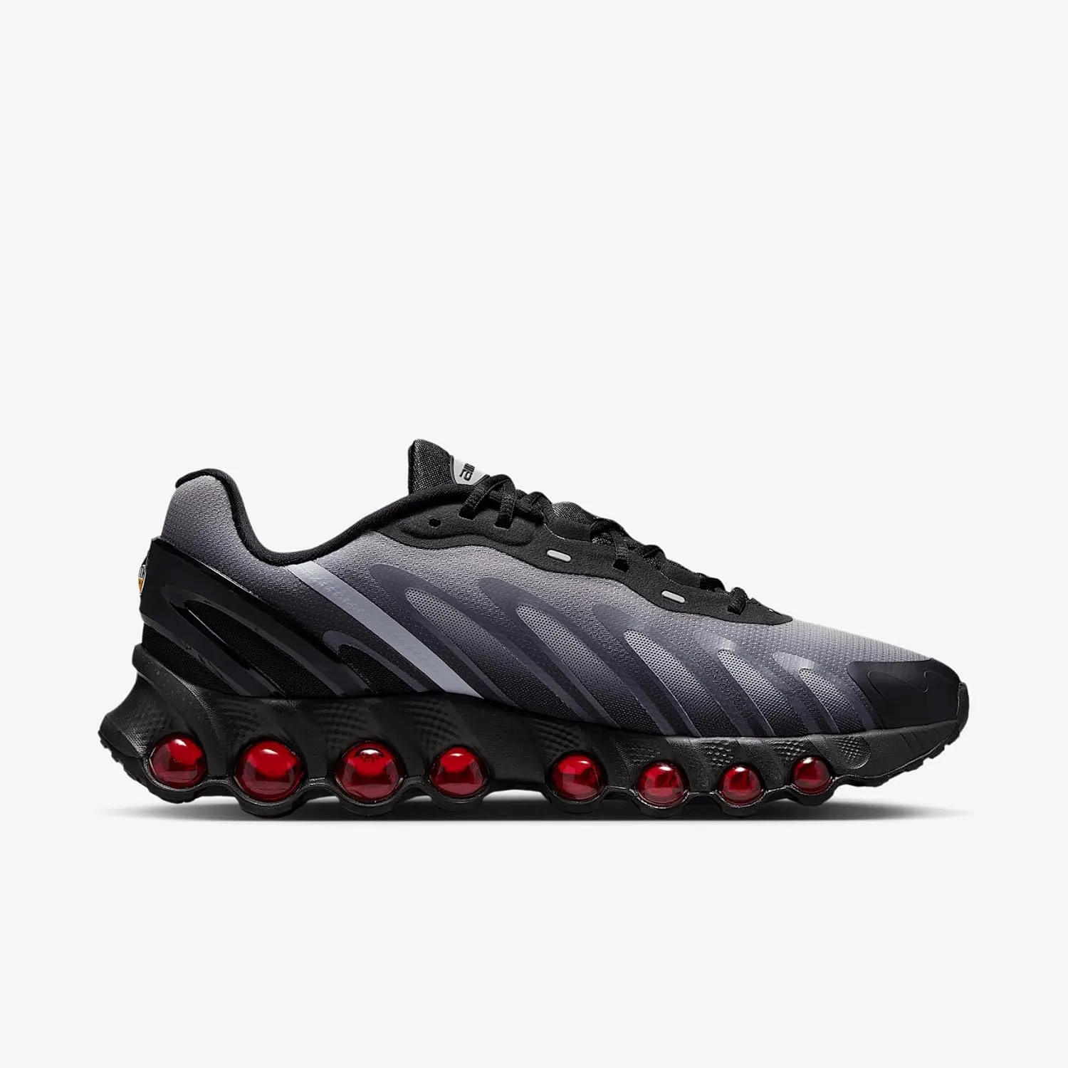 Nike Air Max Dn8 Men's Shoes (FQ7860-011, Black/Anthracite/Pure Platinum/Gym Red)