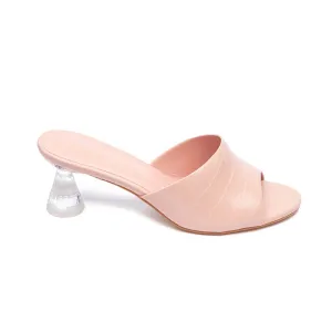 Peep Toe Clear Heel Sandal  HL 93