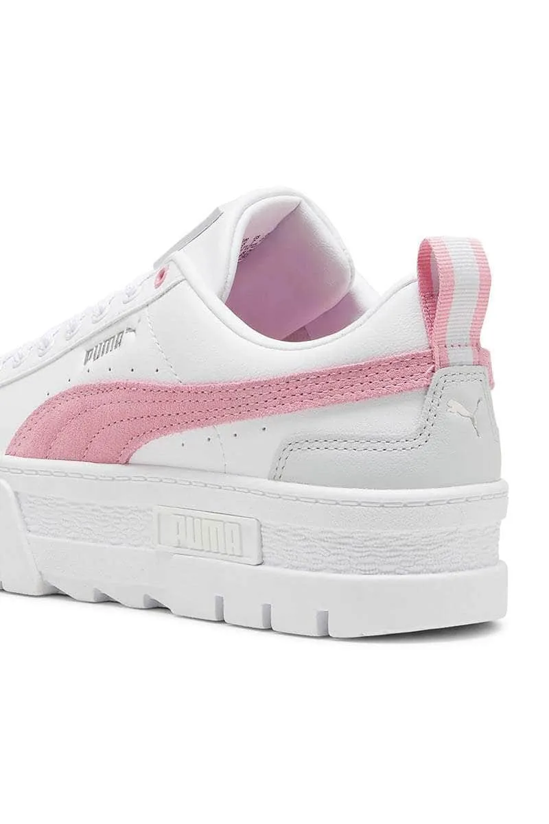 PUMA Mayze Lth White Pink Sneaker