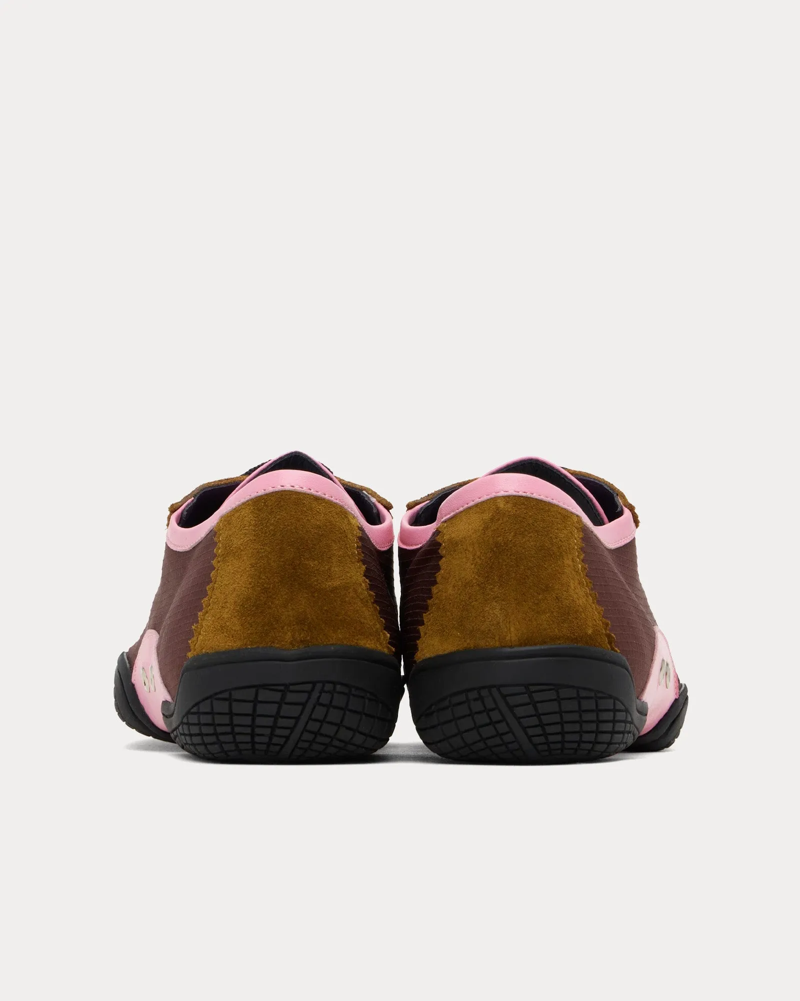 Simone Burgundy / Tan Low Top Sneakers