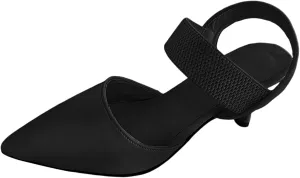 Slip on Elegant Pumps Women's Fashion Pointed Toe Solid Color Fine High Heeled Sandals