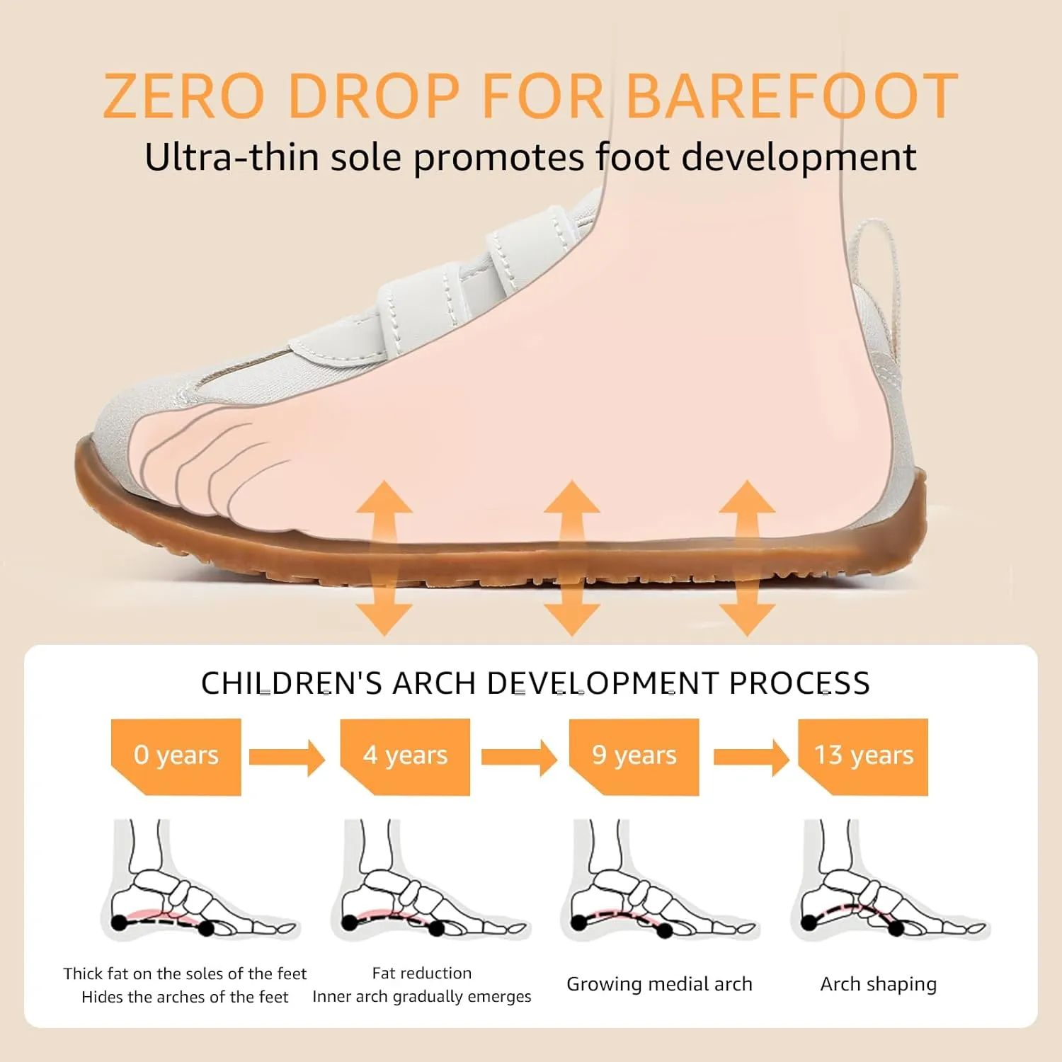Toddler Lightweight Slip on Sneakers: Boys Barefoot Shoes Kids Walking Shoes Boy Sneakers, Toddler First Walking Shoe Comfort Tennis Activities