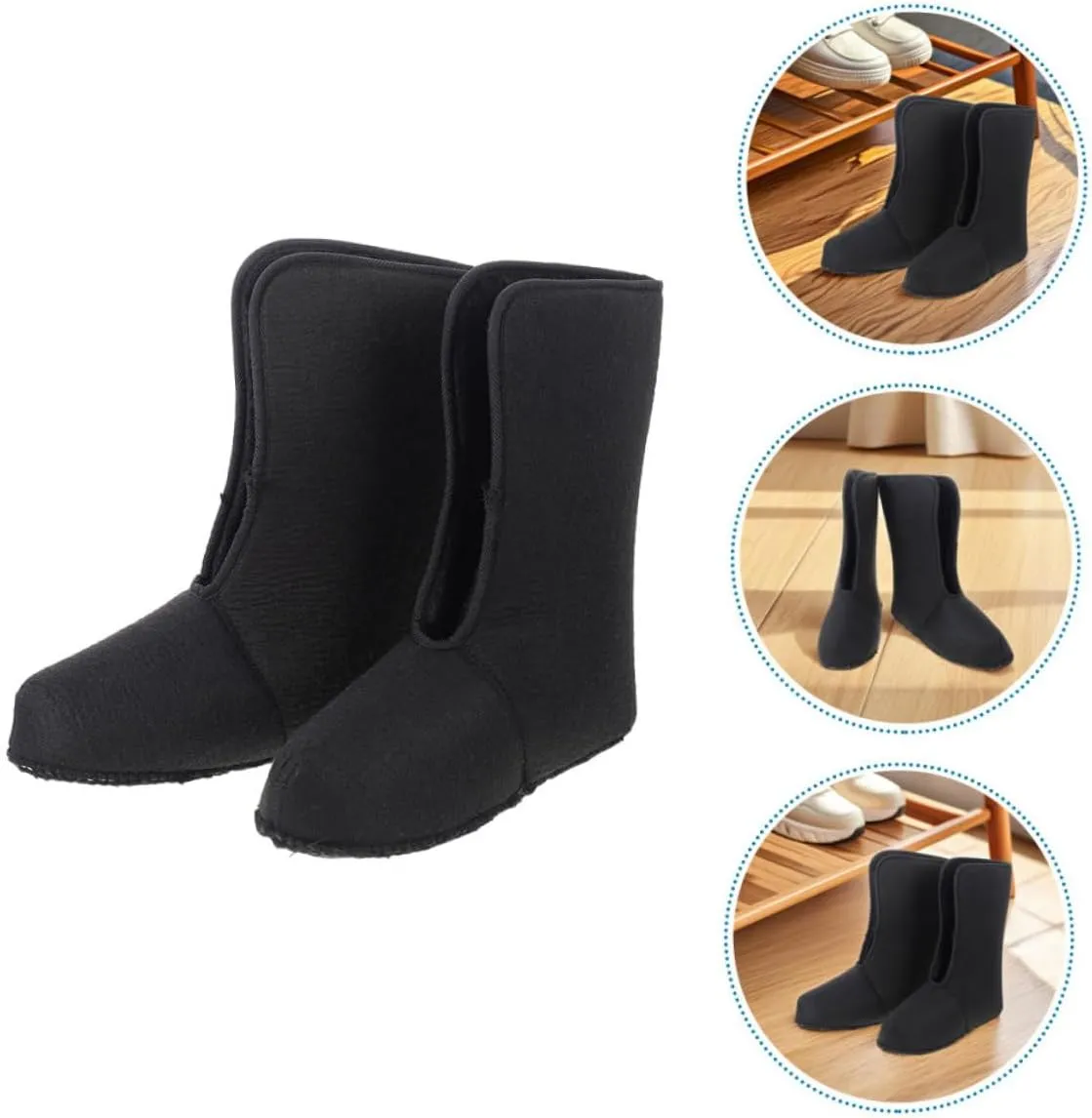 UPKOCH Insulated Snow Boot Liners Detachable Warm Liner for Men's Winter Snow Boots for Cold Size 43