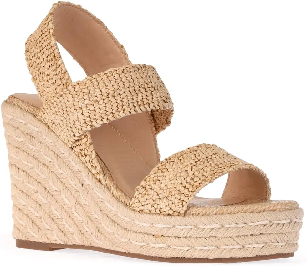 Women's Platform Sandals Wedge Ankle Strap Open Toe Sandals